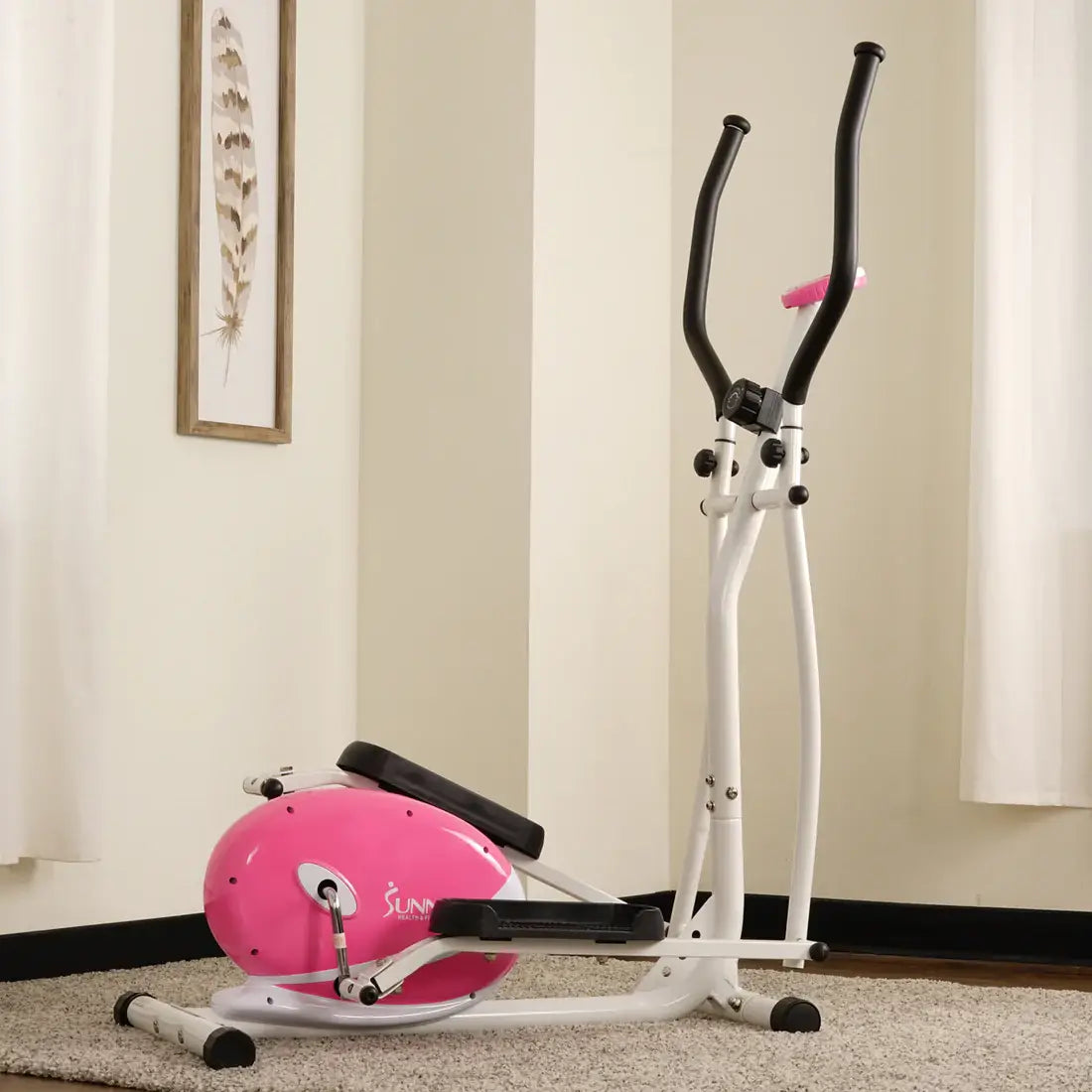 GP Pro Sun Pink Magnetic Elliptical Trainer Elliptical Machine- Lifetime warranty*