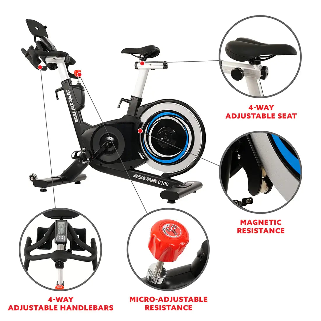GP Pro Sun Sprinter Indoor Cycling Bike-Lifetime warranty*