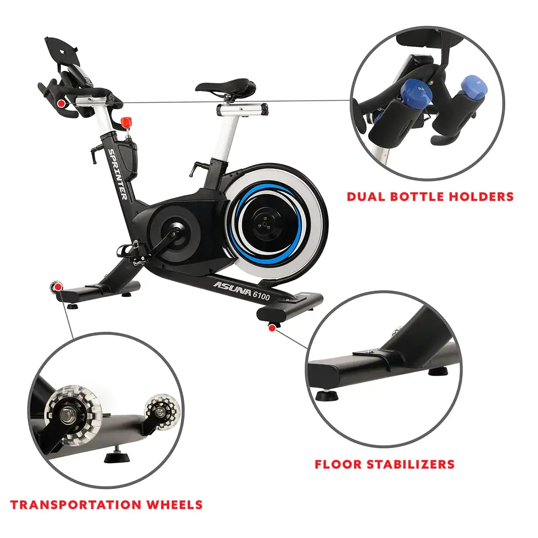 GP Pro Sun Sprinter Indoor Cycling Bike-Lifetime warranty*