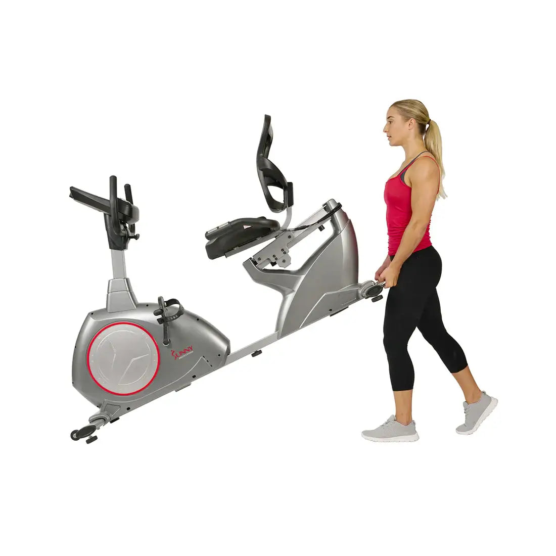GP Pro Sun Recumbent Bike Exercise Bike, Self-Powered Cycling for USB Charging Function - Lifetime warranty*