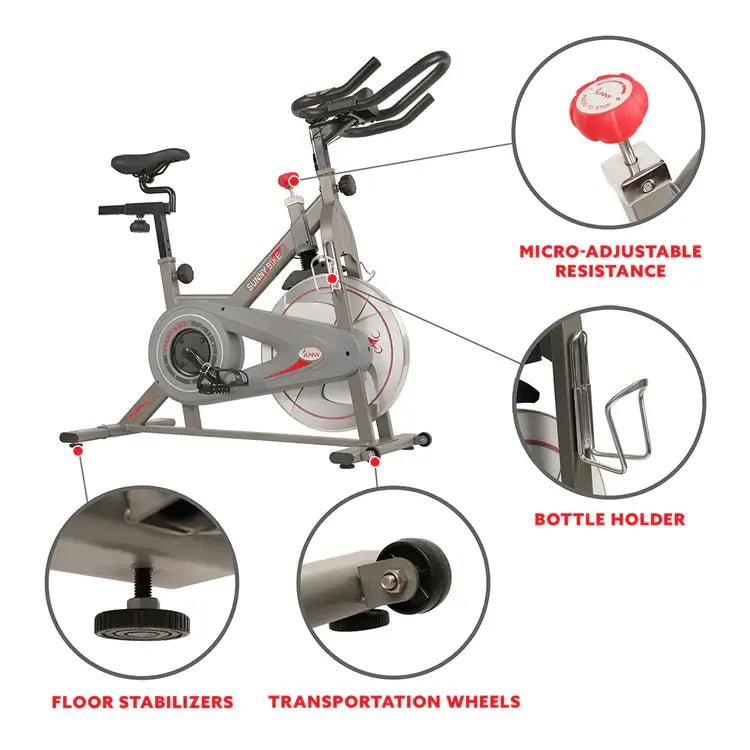 GP Pro Sun Synergy Exercise Bike Stationary Indoor Cycling - Lifetime warranty*