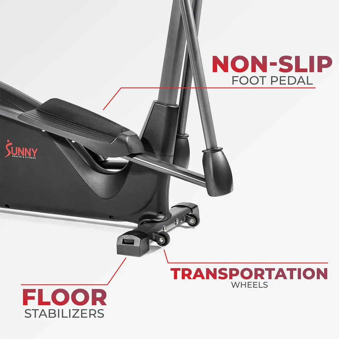 GP Pro Sun Pre-Programmed Elliptical Trainer, 18 inch Stride- Lifetime warranty*