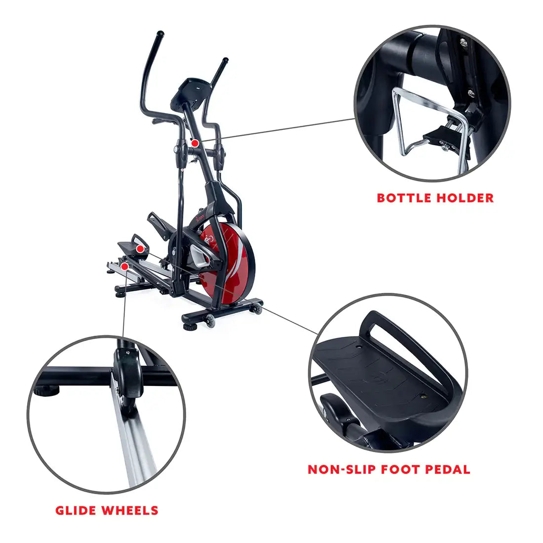 GP Pro Sun Stride Elliptical Machine Magnetic Fitness- Lifetime warranty*