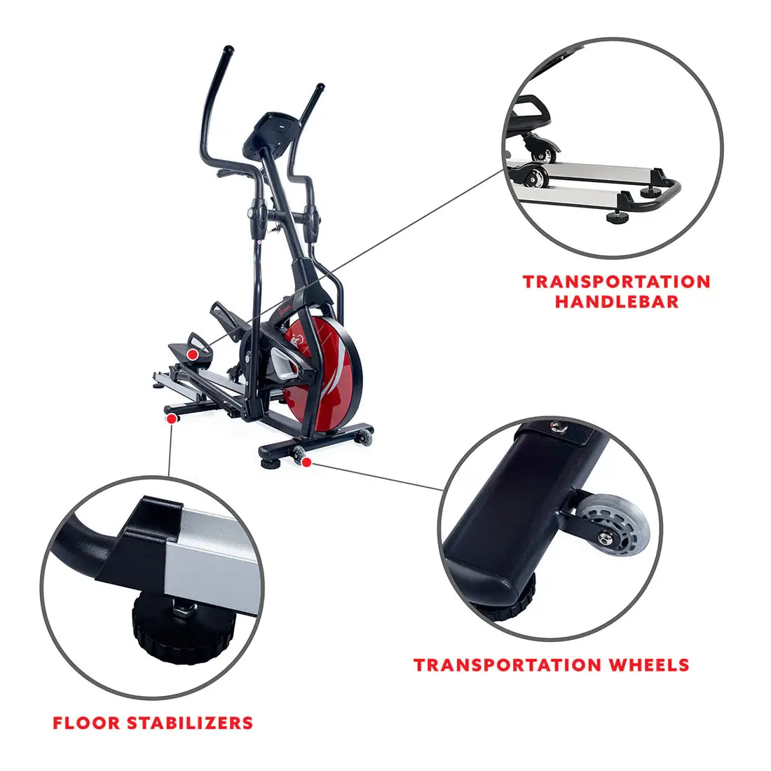 GP Pro Sun Stride Elliptical Machine Magnetic Fitness- Lifetime warranty*