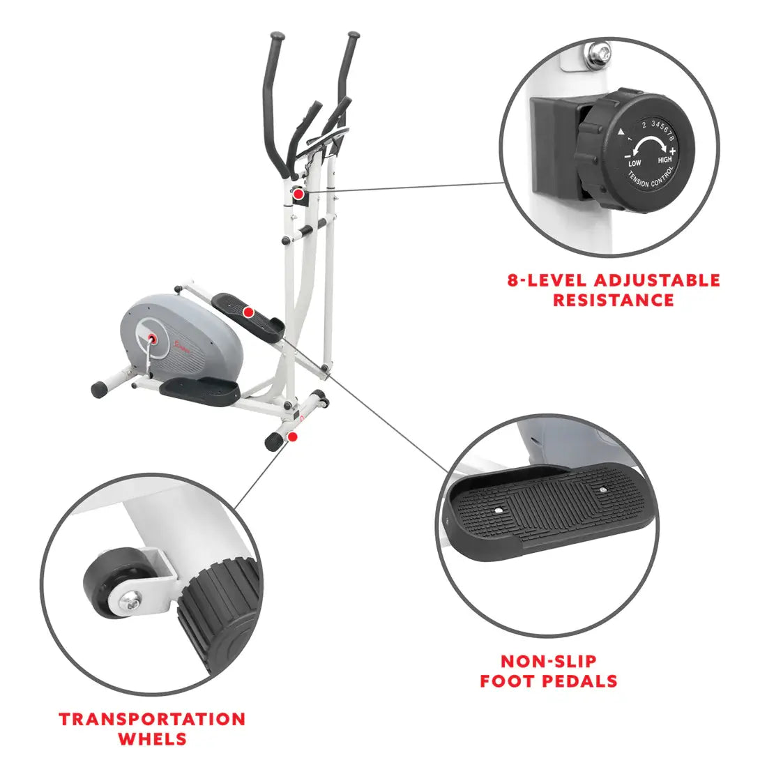 GP Pro Sun Magnetic Elliptical Cross Trainer- Lifetime warranty*