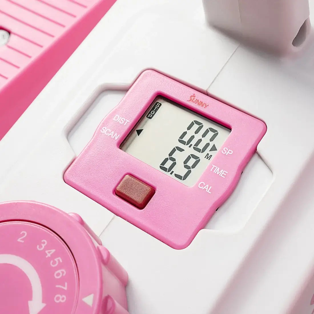 GP Pro Sun Pink Under Desk Exercise Elliptical Machine- Lifetime warranty*