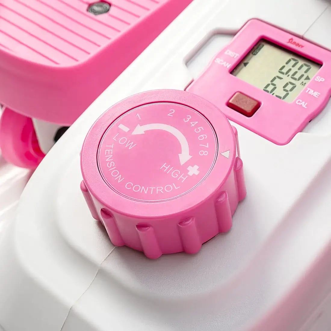 GP Pro Sun Pink Under Desk Exercise Elliptical Machine- Lifetime warranty*