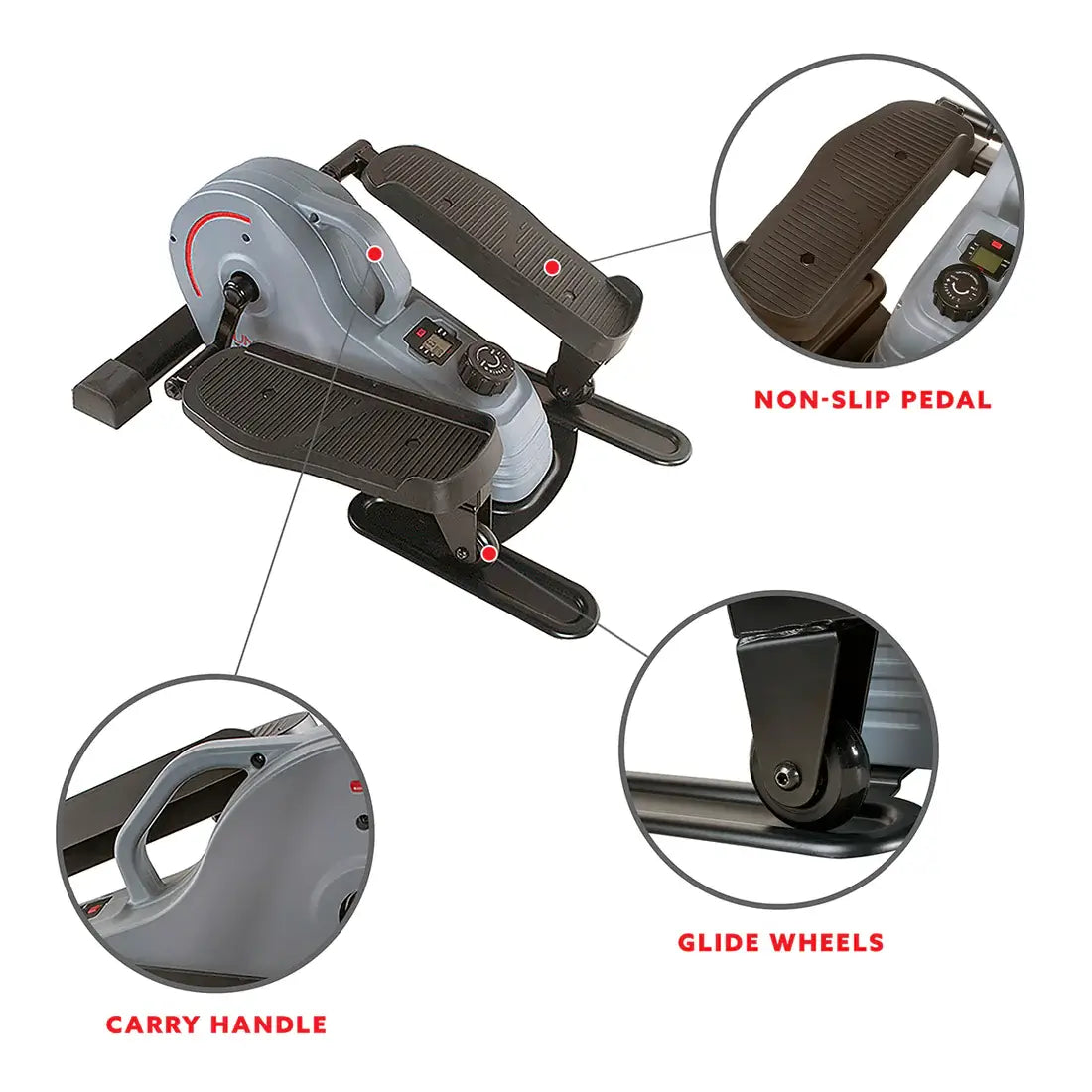 GP Pro Sun Portable Standing Mini Elliptical Trainer- Lifetime warranty*