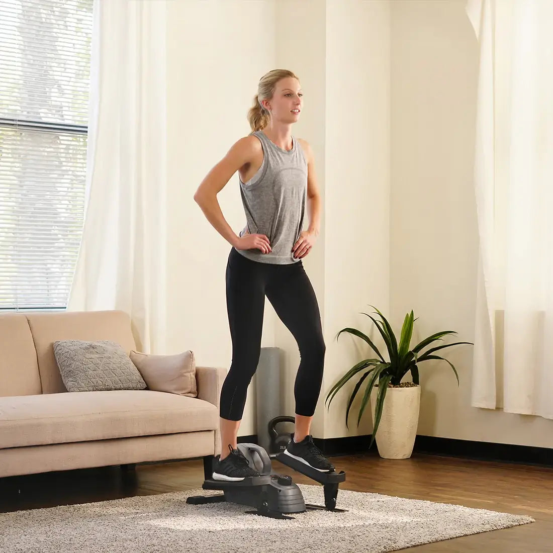 GP Pro Sun Portable Standing Mini Elliptical Trainer- Lifetime warranty*