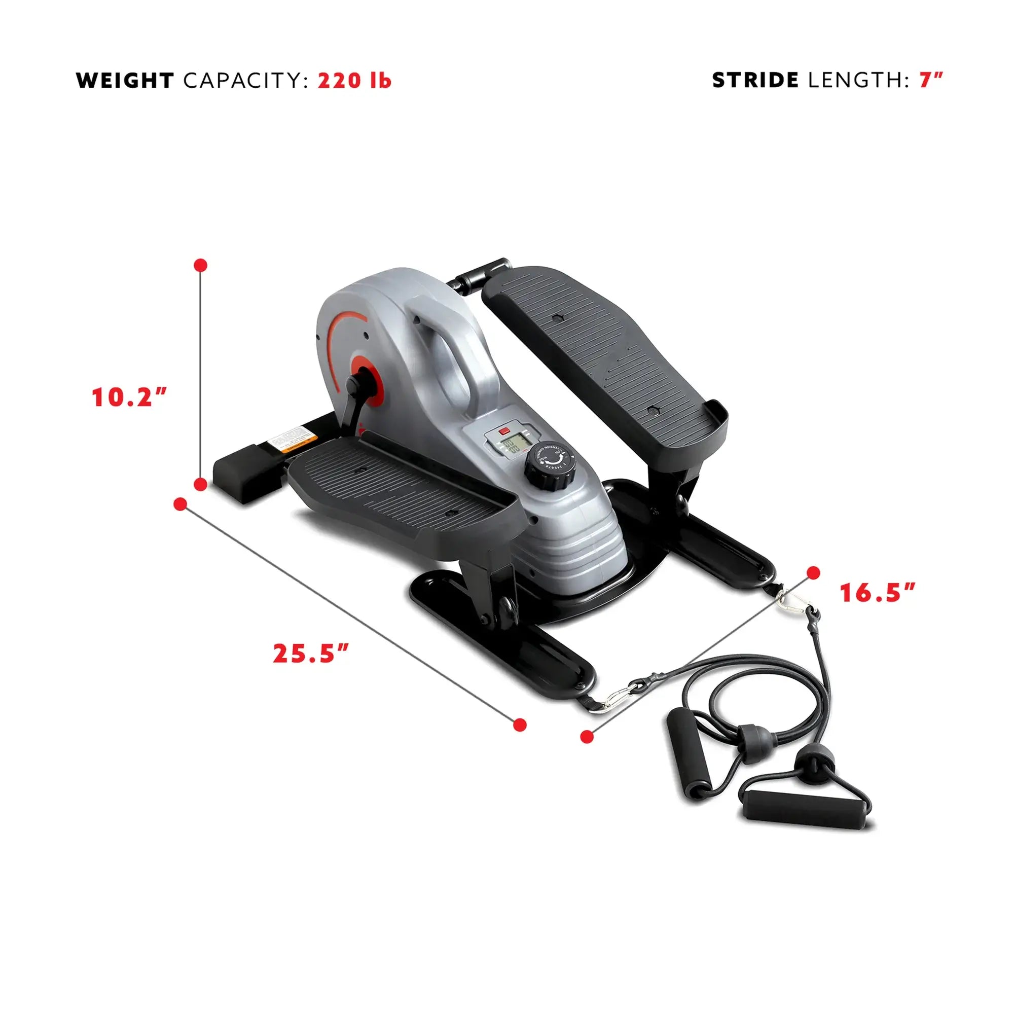 GP Pro Sun Portable Stand Up Elliptical- Lifetime warranty*