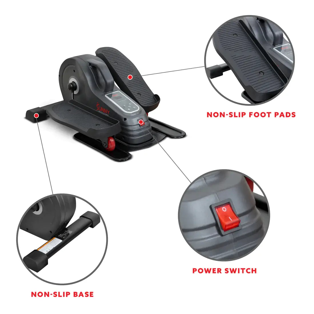 GP Pro Sun SitFit Electric Motorized Under Desk Elliptical- Lifetime warranty*