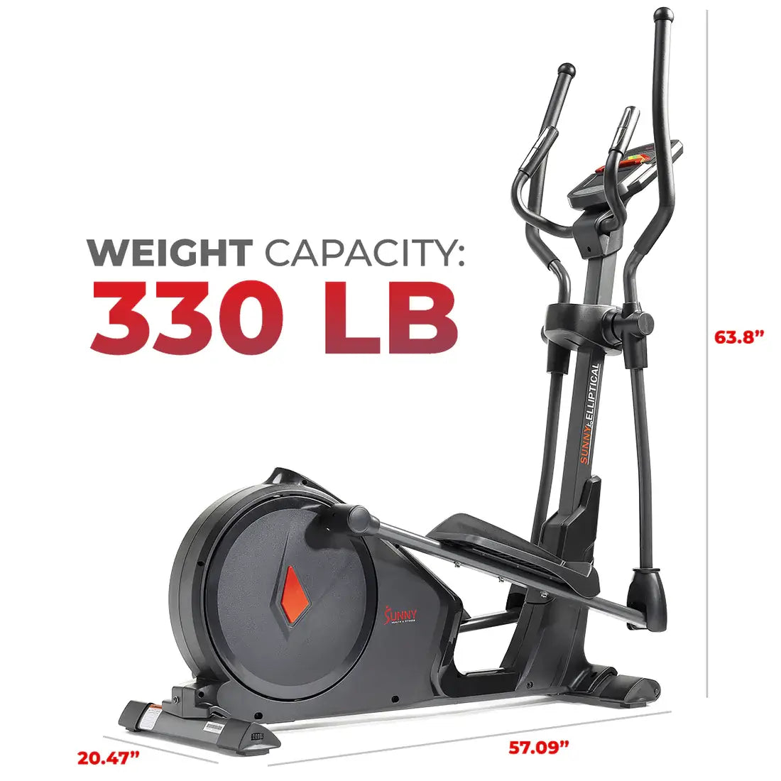 GP Pro Sun Premium Elliptical Exercise Machine Smart Trainer - Lifetime warranty*
