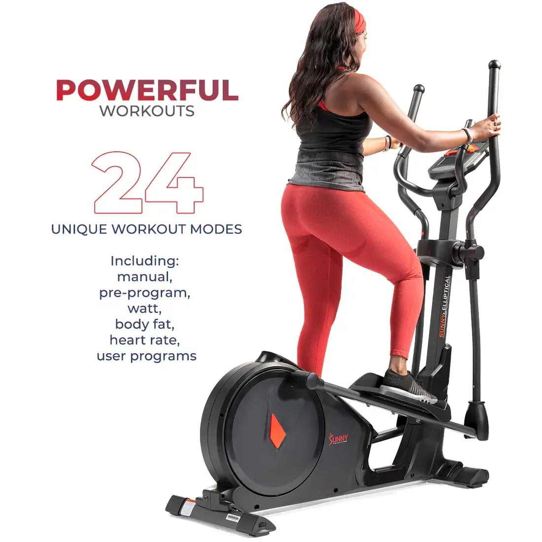 GP Pro Sun Premium Elliptical Exercise Machine Smart Trainer - Lifetime warranty*