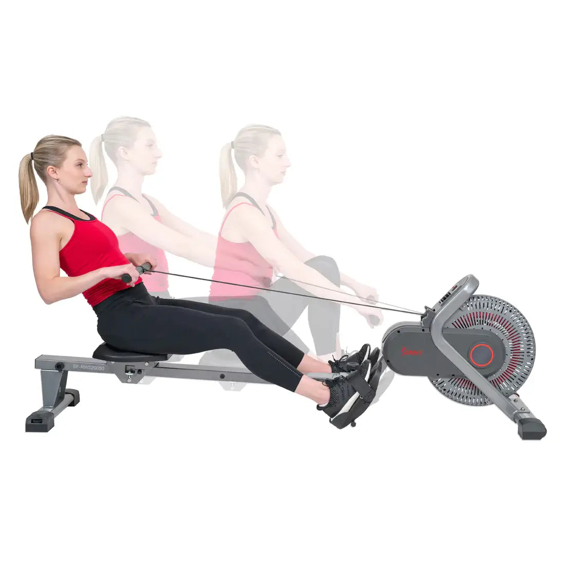 GP Pro Sun Fan Ergometer Rowing Machine Air Rower - Lifetime warranty*