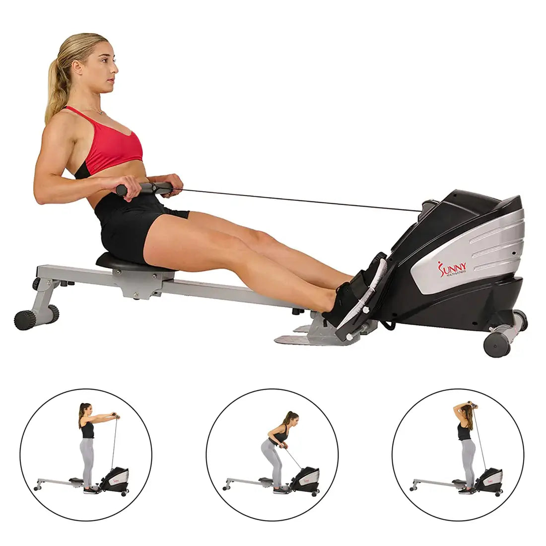 GP Pro Sun Dual Function Rowing Machine Multi-Rower - Lifetime warranty*