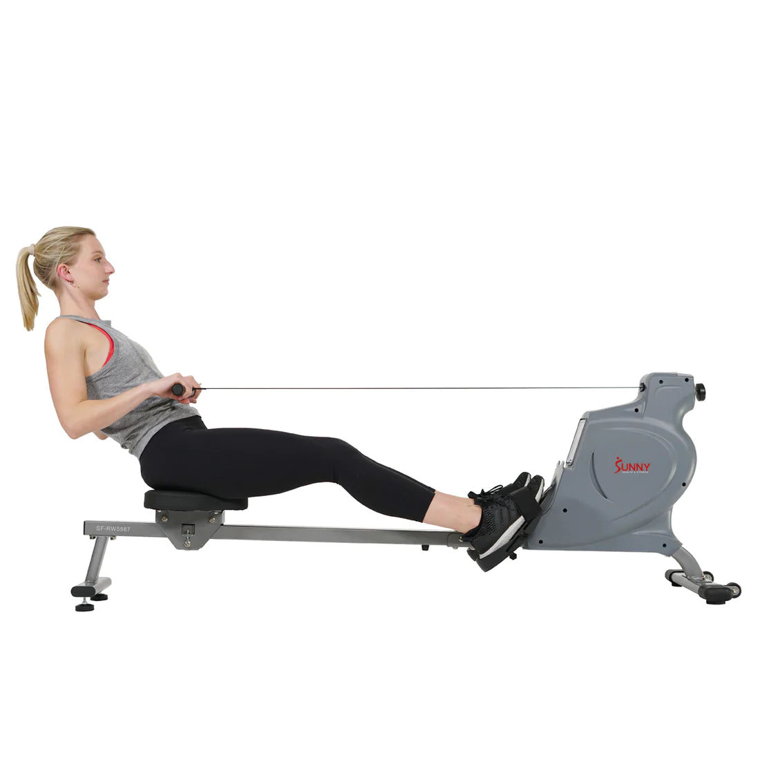 GP Pro Sun Space Saving Rowing Machine Magnetic Rower - Lifetime warranty*