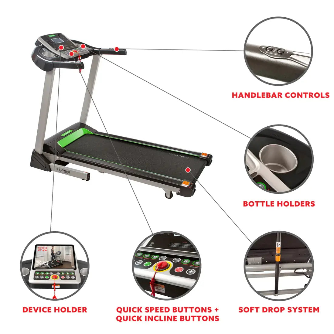 GP Pro Sun Fitness Avenue Treadmill With Incline - Lifetime warranty*