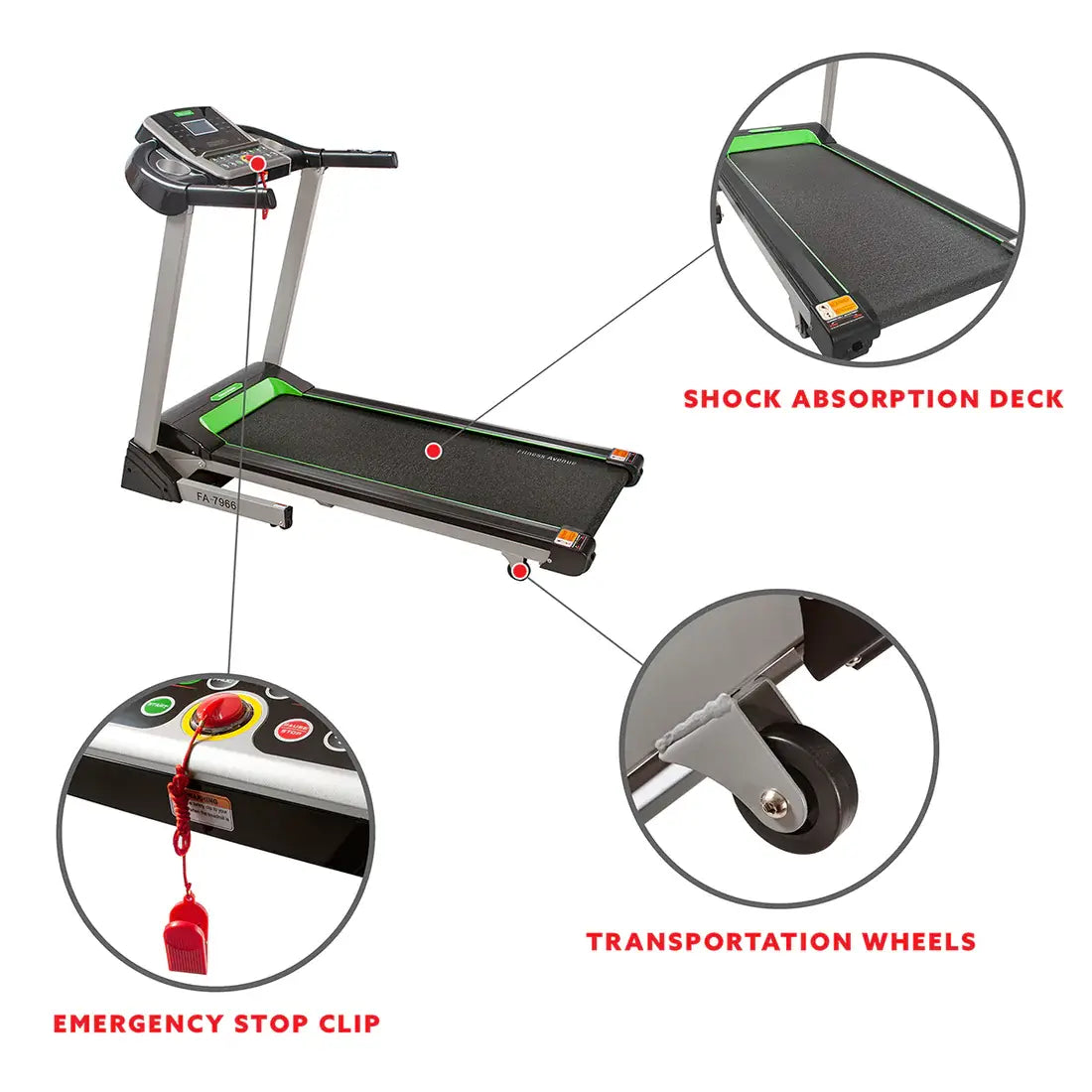GP Pro Sun Fitness Avenue Treadmill With Incline - Lifetime warranty*