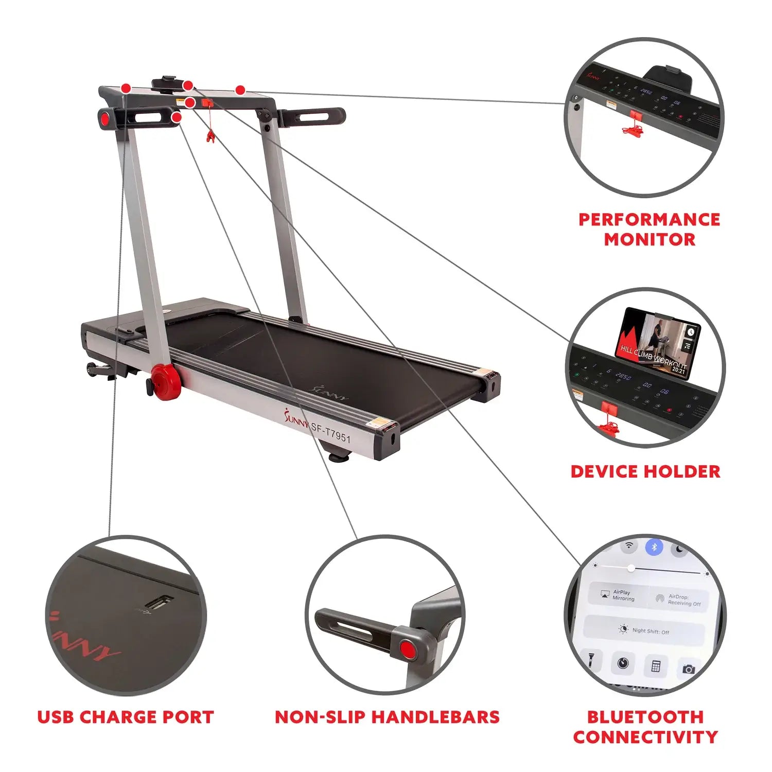 GP Pro Sun Auto Incline Treadmill- Lifetime warranty*