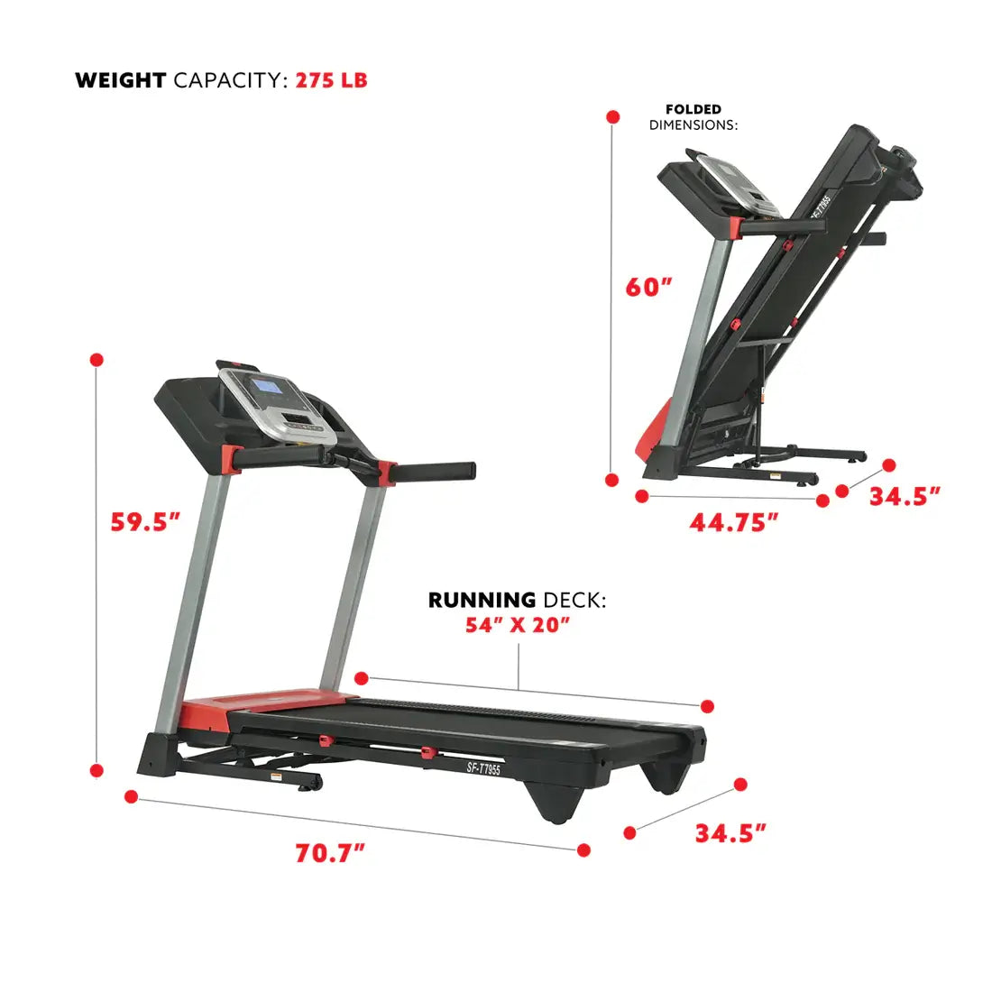 GP Pro Sun Evo-Fit Incline Treadmill- Lifetime warranty*