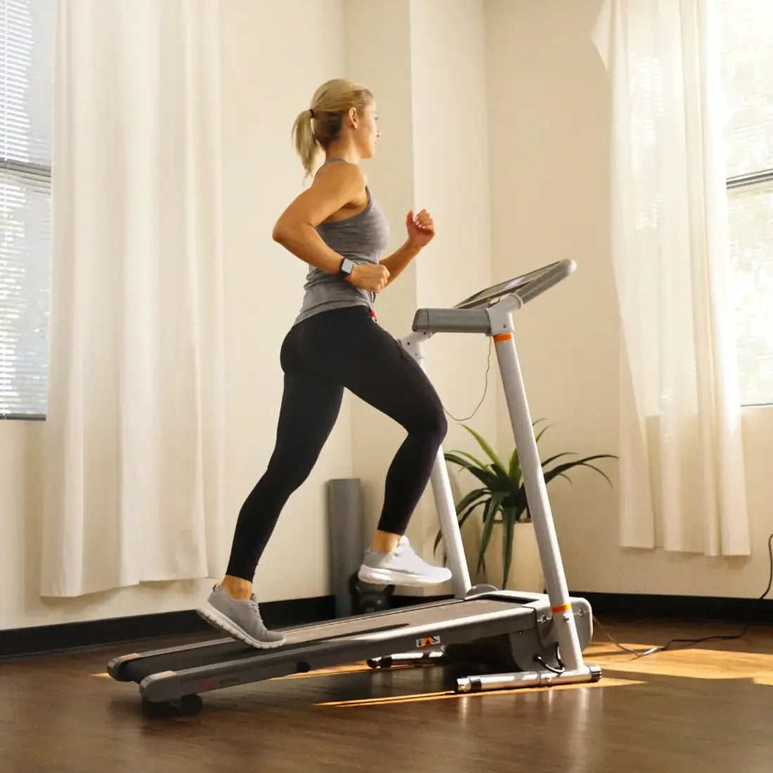 GP Pro Sun Foldable Walking Compact Treadmill - Lifetime warranty*