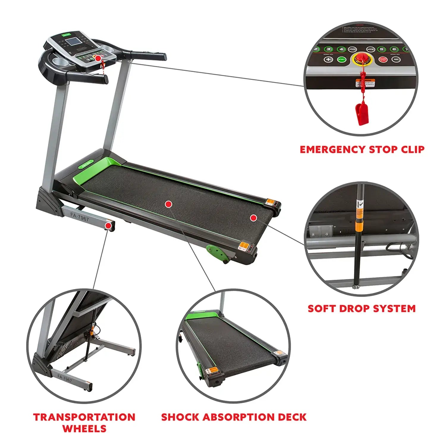 GP Pro Sun Fitness Avenue Manual Incline Treadmill-Lifetime warranty*