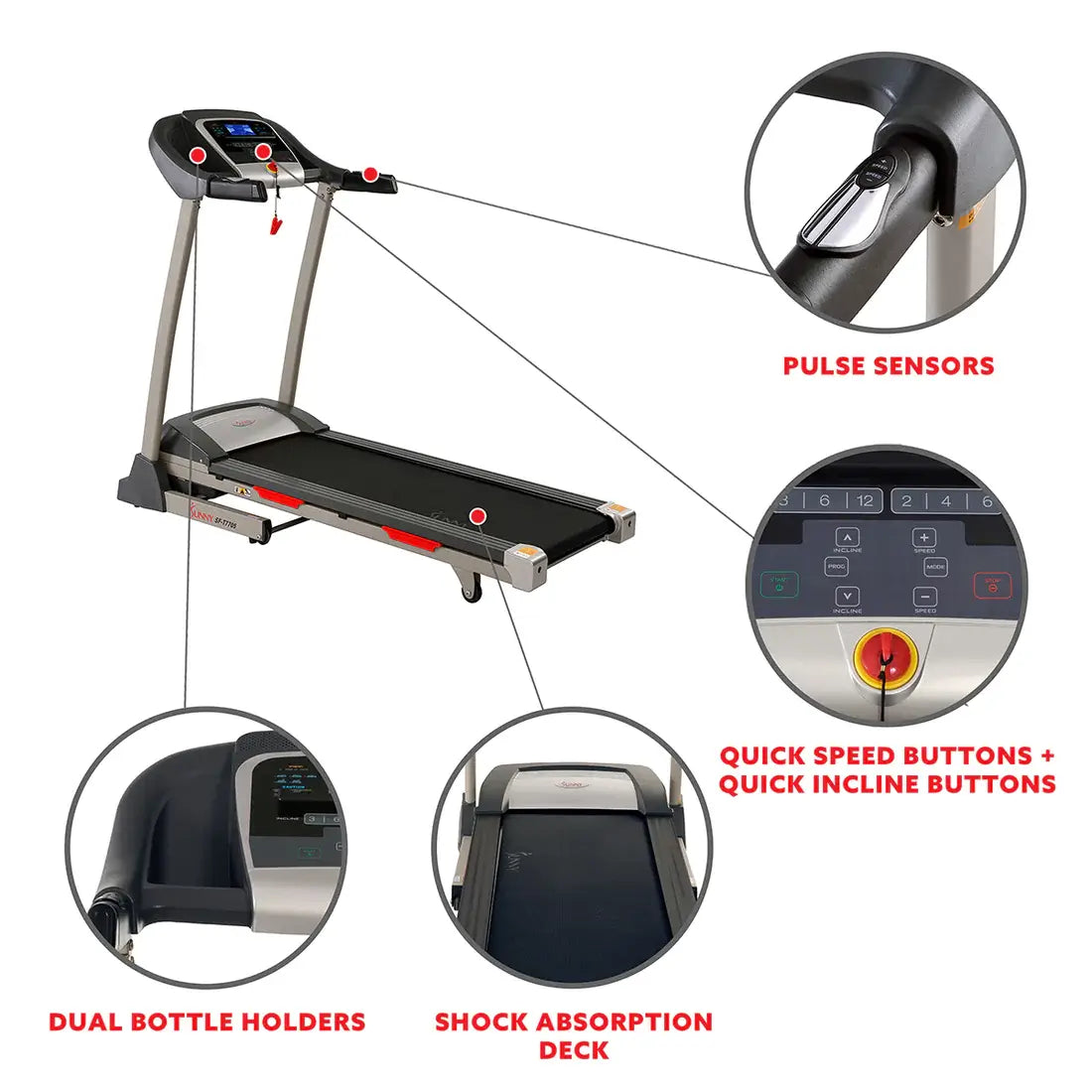 GP Pro Sun Portable Treadmill- Lifetime warranty*