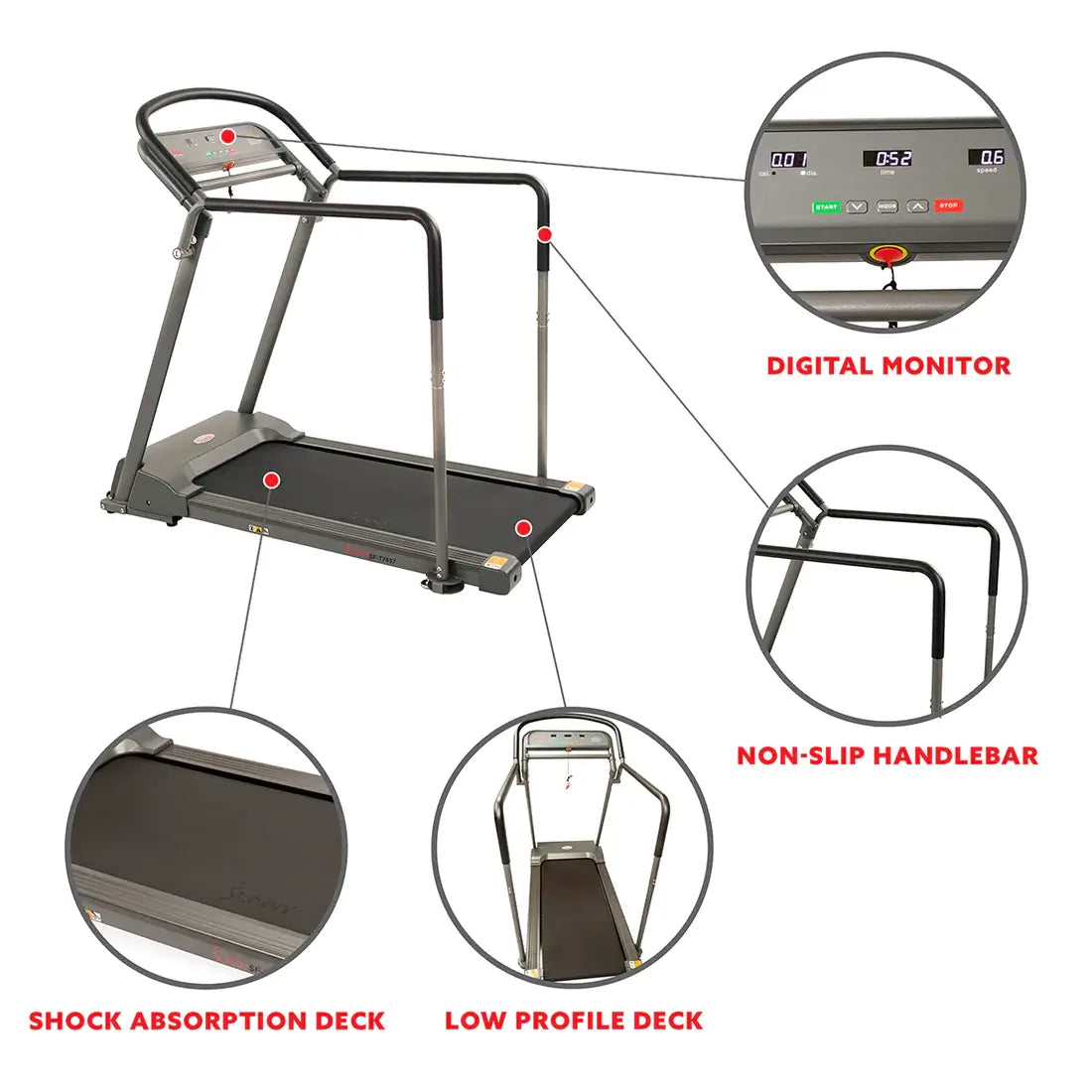 GP Pro Sun Recovery Walking Treadmill - Lifetime warranty*