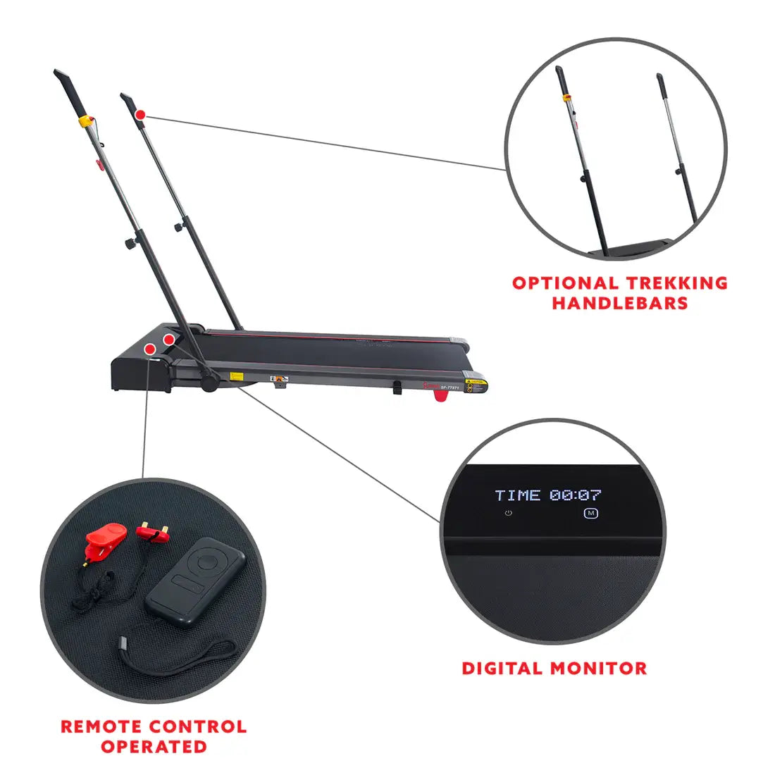 GP Pro Sun Slim Folding Treadmill Trekpad- Lifetime warranty*