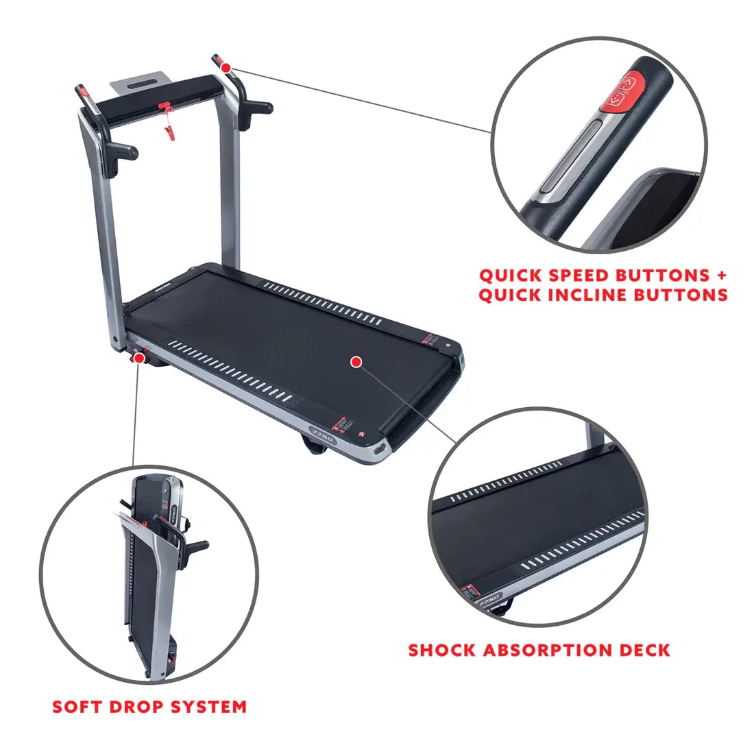 GP Pro Sun SpaceFlex Running Treadmill - Lifetime warranty*
