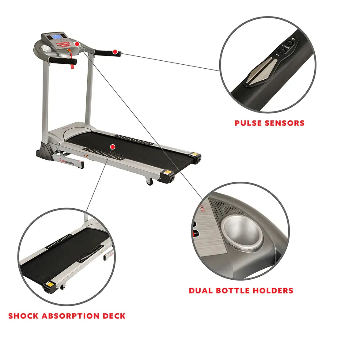 GP Pro Sun High Weight Limit Treadmill- Lifetime warranty*