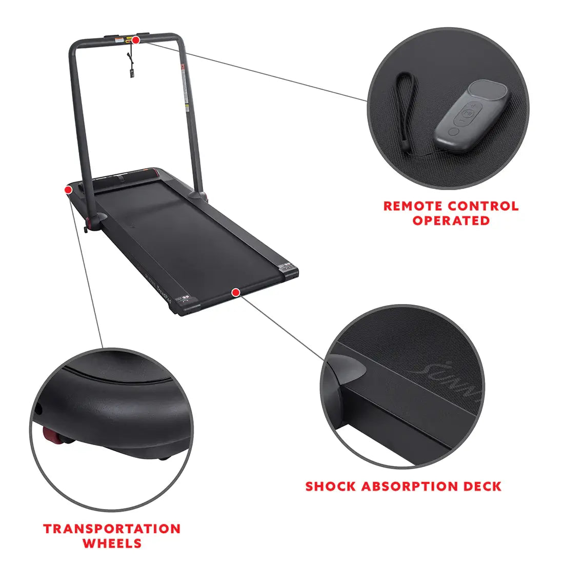 GP Pro Sun Treadpad Flat Folding Treadmill - Lifetime warranty*