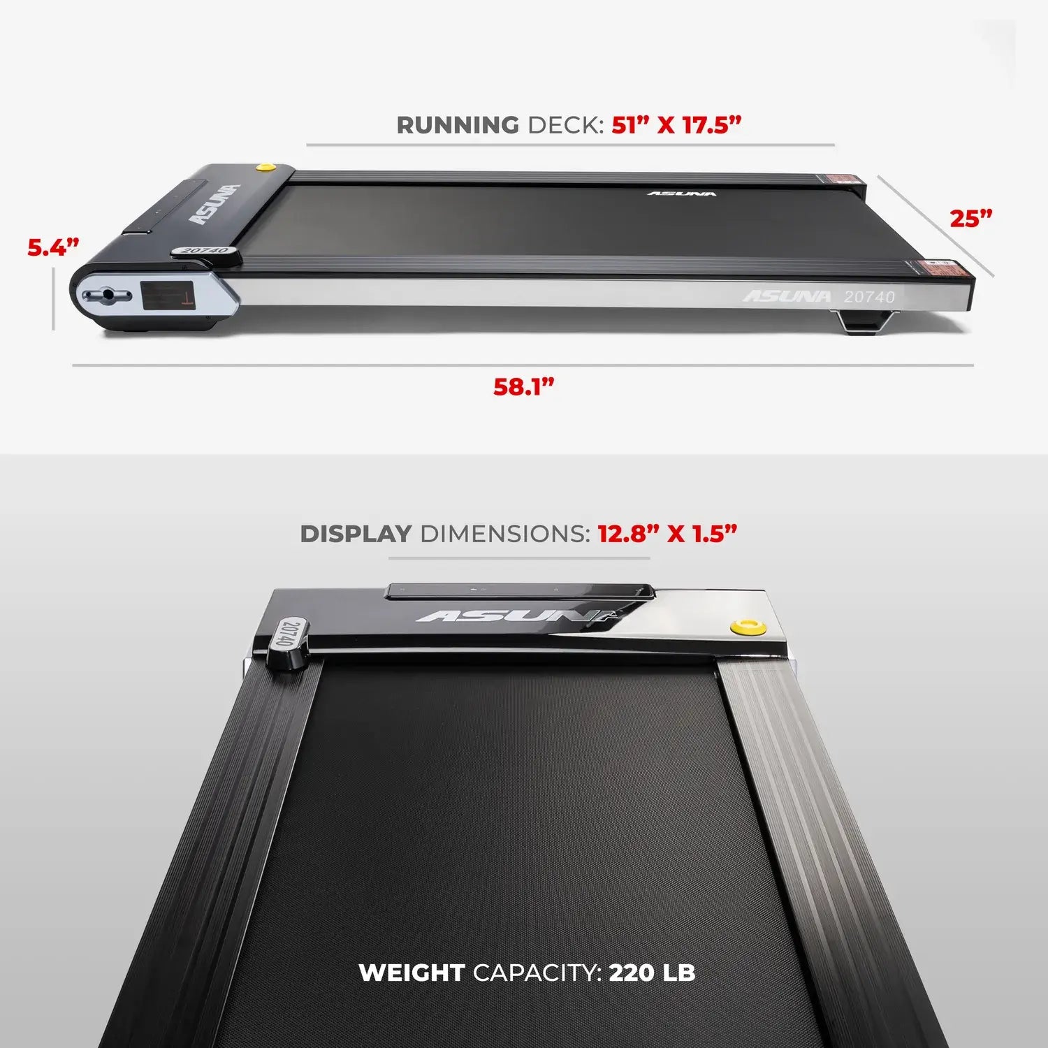 GP Pro Sun TreadPad Slim Under Desk Treadmill - Lifetime warranty*