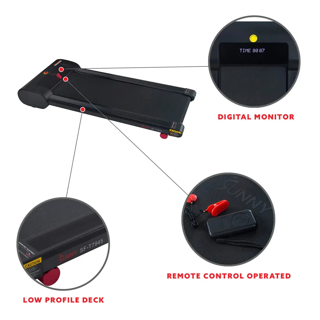 GP Pro Sun Under Desk Treadmill Slim Work Office Treadmill - Lifetime warranty*