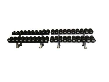 DXP 5-100 Urethane lbs Dumbbell Set